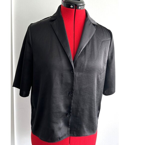 Wilfred Black Blouse Sz S - Picture 1 of 8